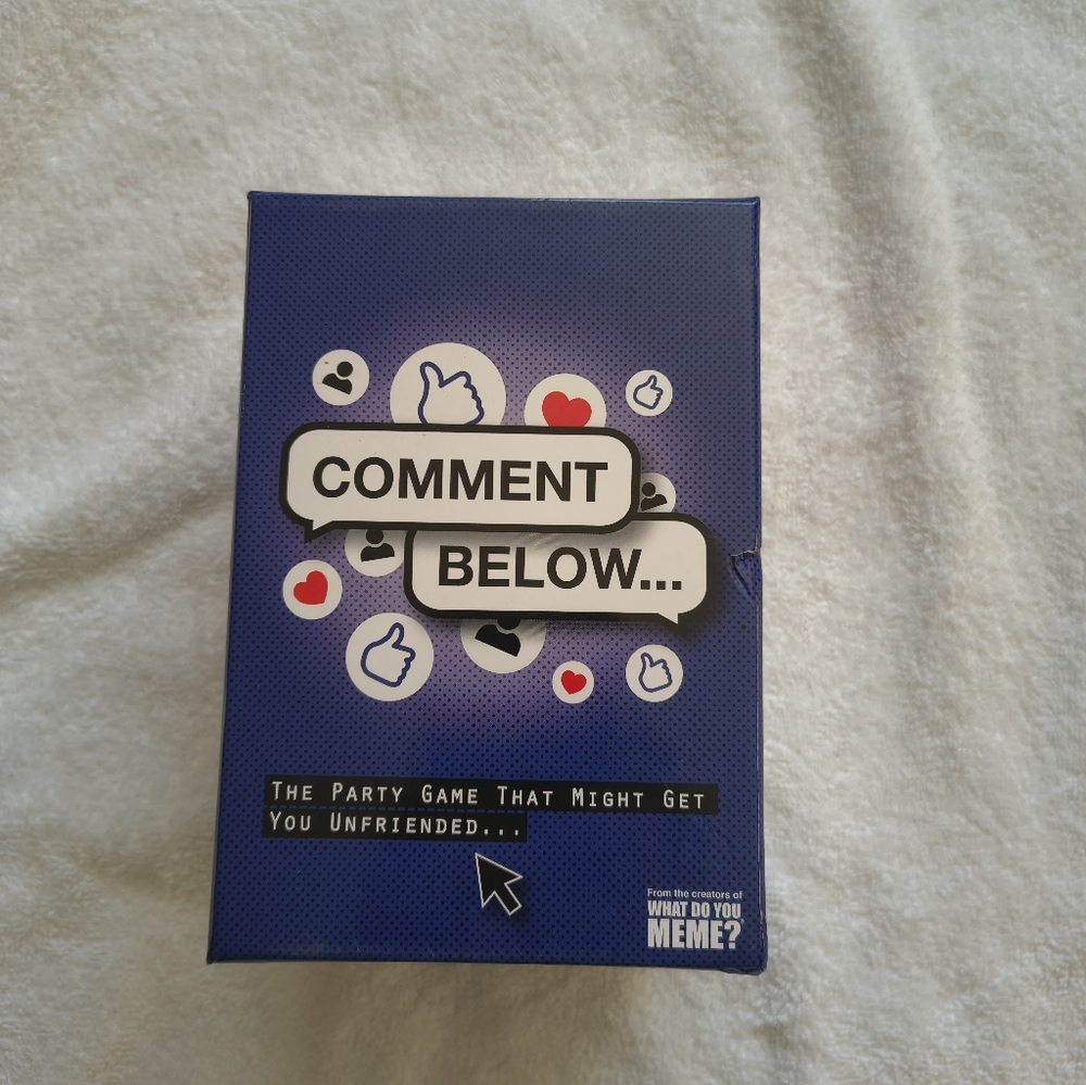 Comment Below Party Game from What Do You Meme creators